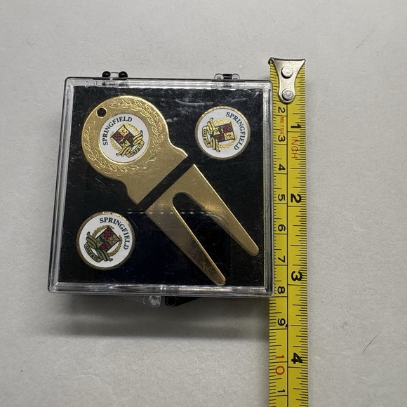 Springfield Metal Golf Ball Marker & Divot Tool - Picture 4 of 8